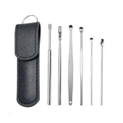 Kit de Limpieza de Oído Acero inox