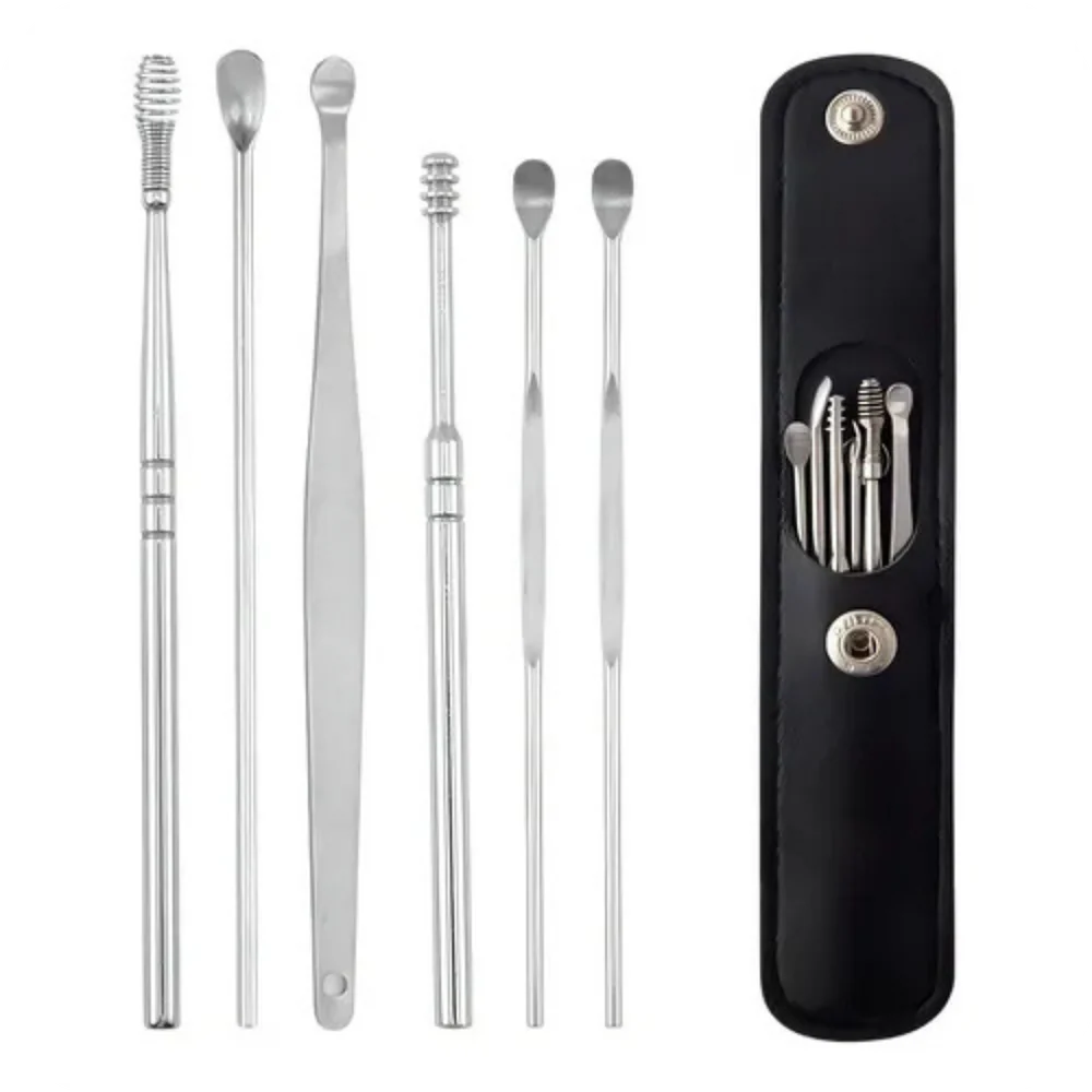 Kit de Limpieza de Oído Acero inox
