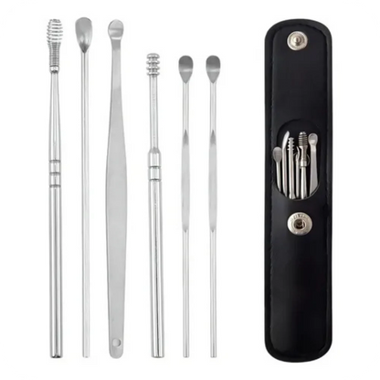 Kit de Limpieza de Oído Acero inox