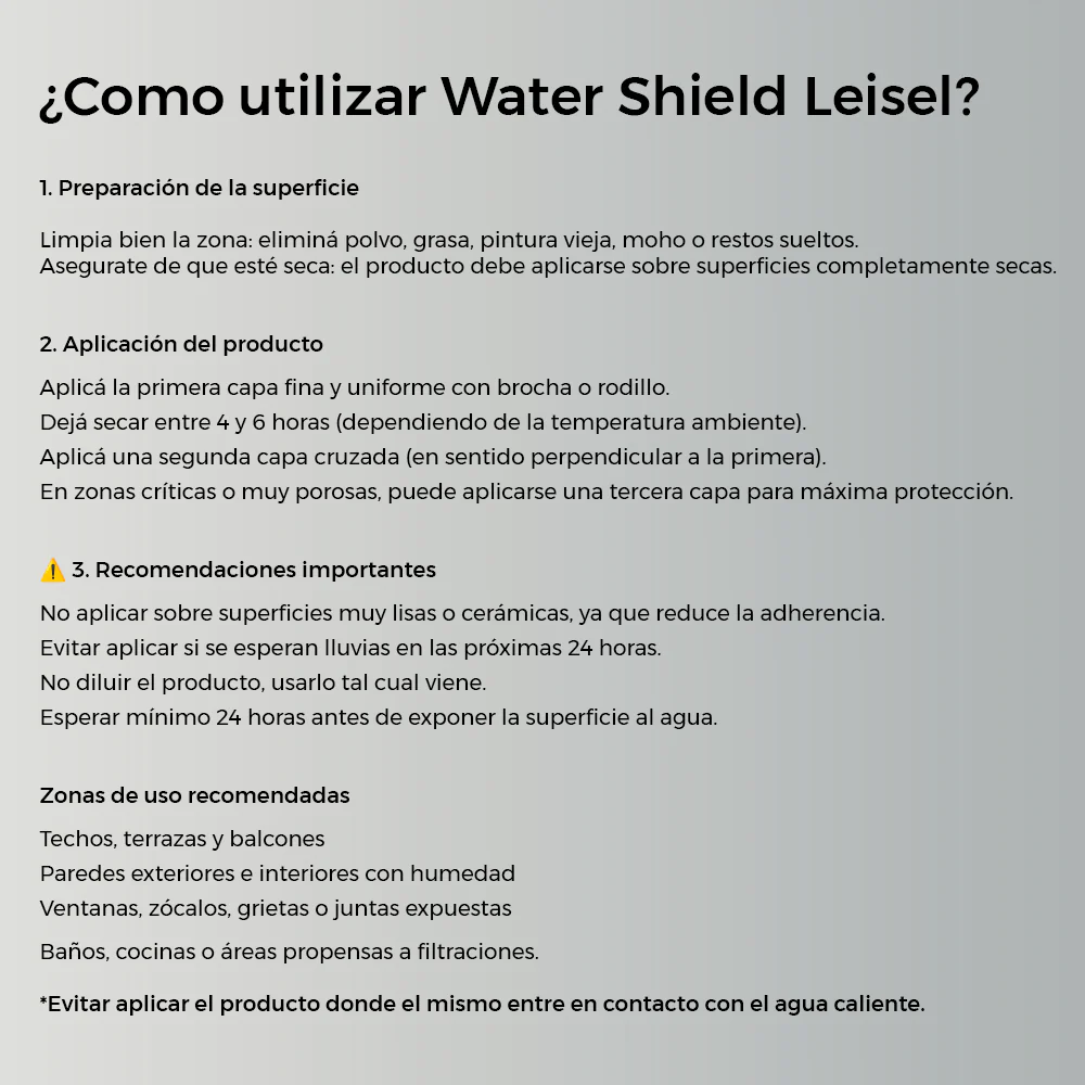 Sellador Impermeable Transparente 1L